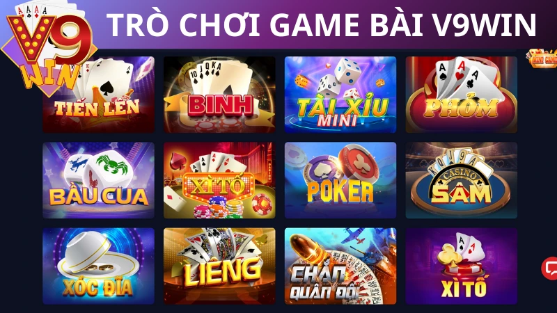 V9win - Bí mật đằng sau sân chơi cá cược trực tuyến hàng đầu 4 Game Bài V9win - Khám Phá Kho Game Đổi Thưởng Đỉnh Cao